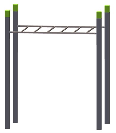 MONKEY BARS ONE LEVEL  STREET WORKOUT