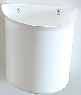 VÄGGBEHÅLLARE 4 L (RR-KORG), PLAST